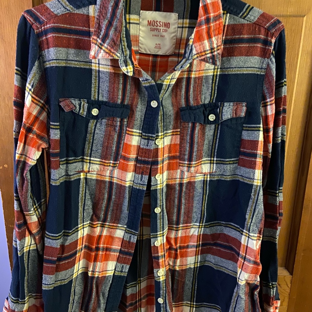 Plaid Button-Up
